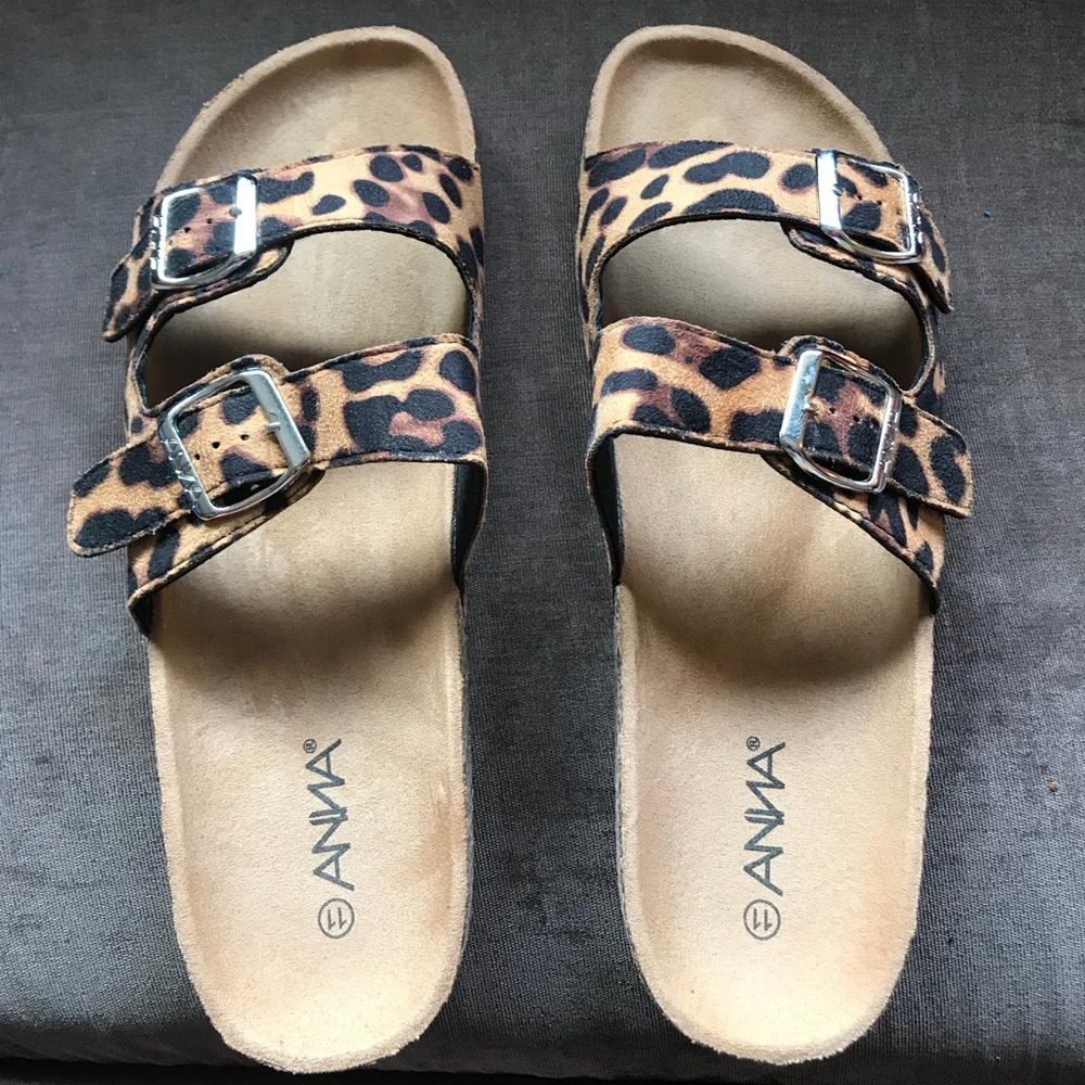 Leopard Sandals